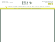 Tablet Screenshot of buildafricaforum.com
